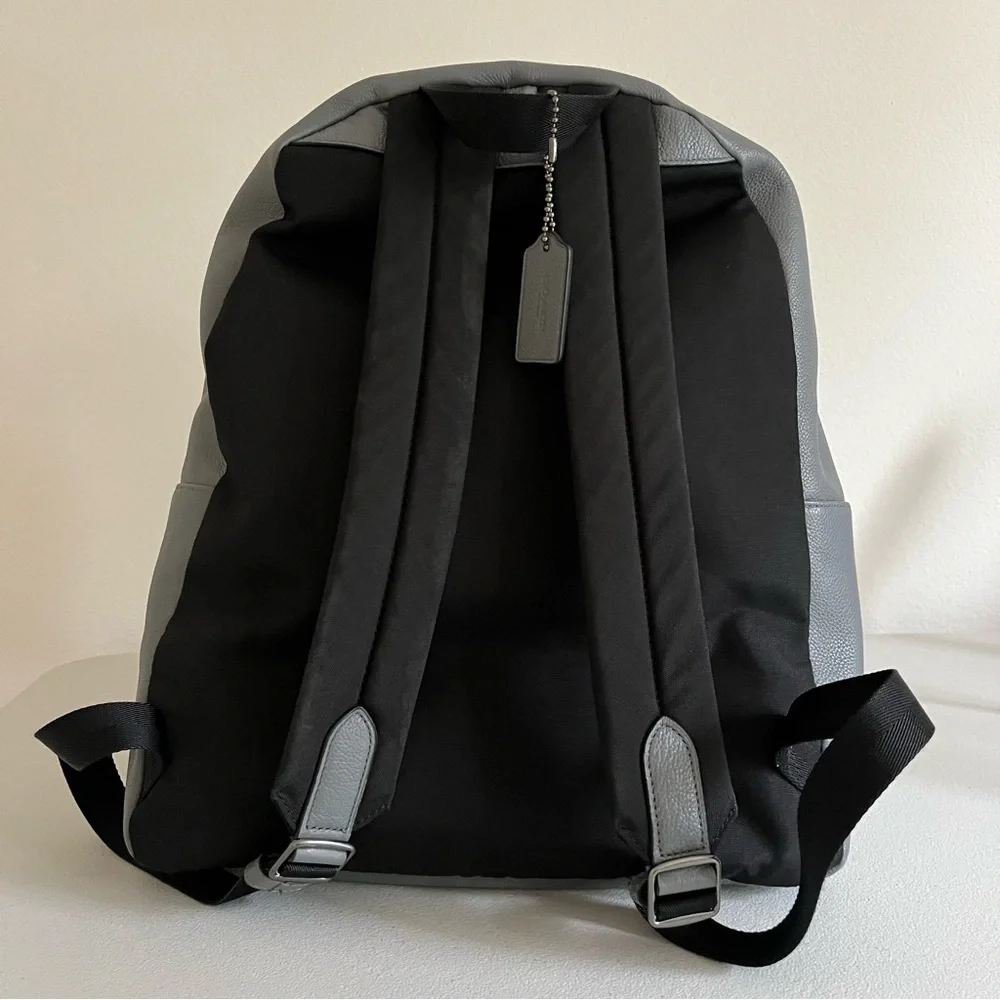 Coach Campus XL Large Pebbled Leather Turnlock Backpack